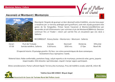 25 De Juliol.Montsent De Pallars I Montorroio.